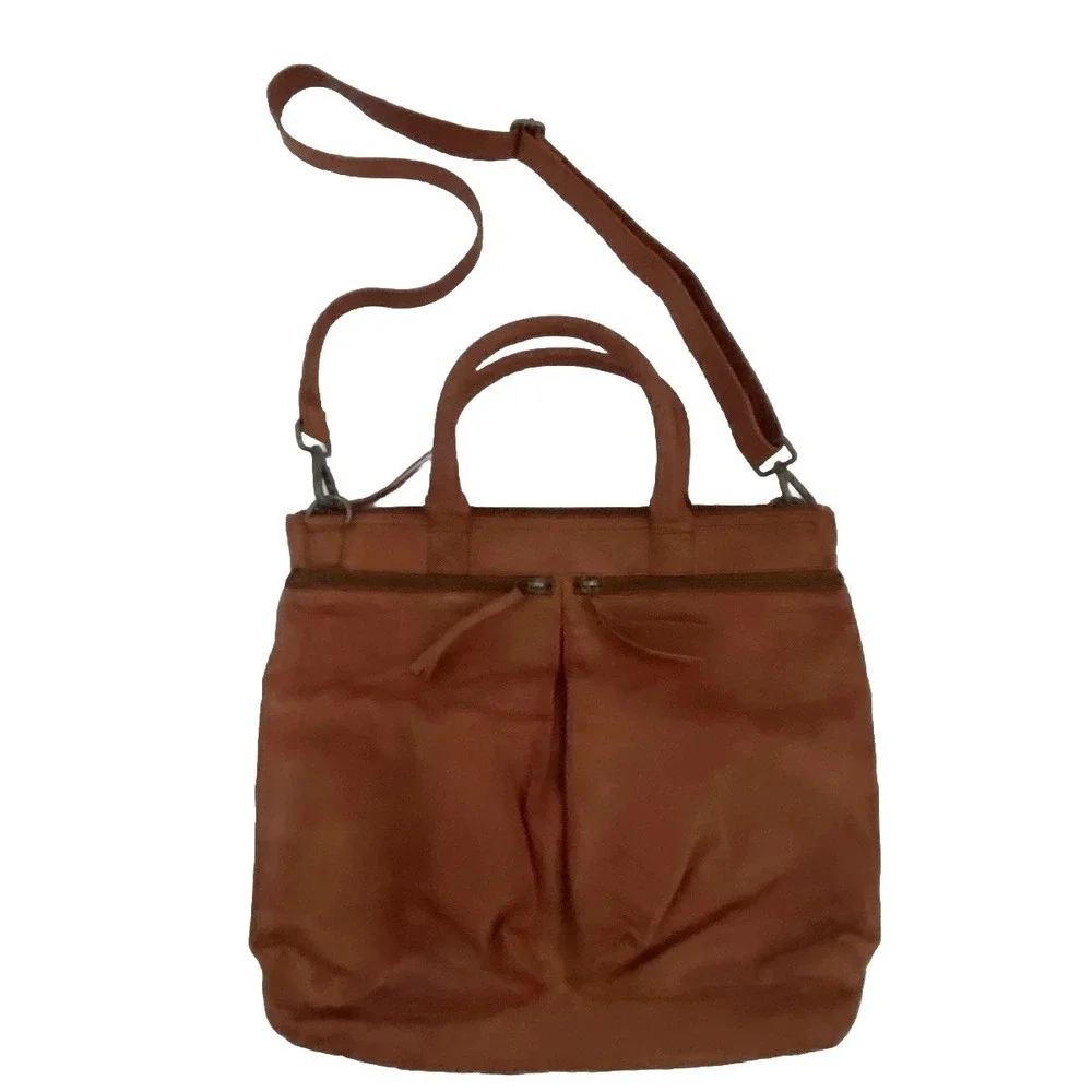 Carbon To Cobalt Leather Bag Laptop 15